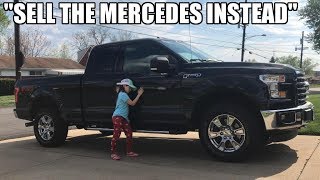 Saying goodbye to the Ford F150 - Sydney does NOT like it!