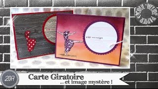 Vidéo-Tuto "Carte Giratoire & Image Mystère" par Coul'Heure Papier