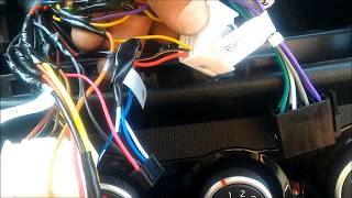 KIA RIO подключение магнитолы и камеры заднего вида