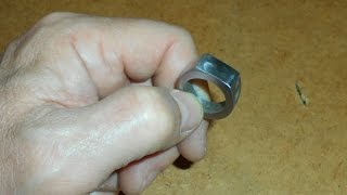 ✔Перстень из гайки/Ювелирное изделие из обычной гайки|||