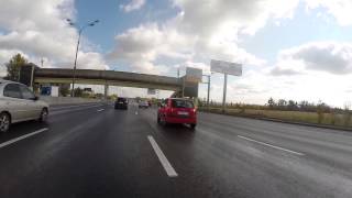 YZF-R6 onBoard МКАД Минское шоссе - Дмитровское шоссе