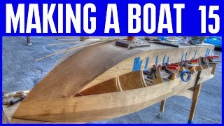 How to Build a Wooden Boat #15 Plywood Hull - Hull Formation