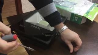 Светодиодный led прожектор 100 вт 6400К 5500Lm