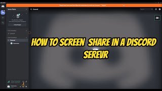 How to screen share in a Discord server February 2020