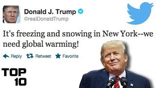 Top 10 Dumbest Tweets – Donald Trump Edition