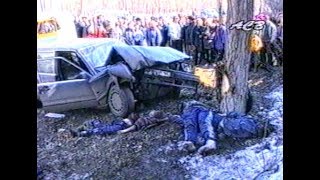 Бухой на Volvo 4 пацанов на обочине раздавил