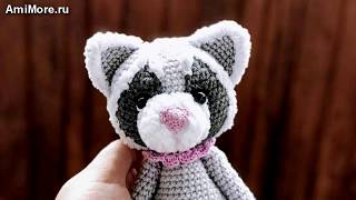 Амигуруми: схема Енотик. Игрушки вязаные крючком - Free crochet patterns.