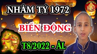 Tháng 8 ÂL Nhâm Tý 1972 KHÓ KHĂN Nối Tiếp, Chú Ý Kẻo Vỡ Nợ Trắng Tay