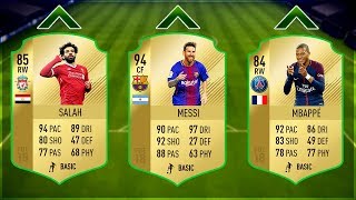 FIFA 18: CONFIRMED WINTER UPGRADES & RUMOURS!! ft. 85 Salah, 94 Messi and 84 Mbappe
