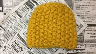 ШАПКА ИЗ ТОЛСТОЙ ПРЯЖИ -- мастерская  ОЛЬГИ ПАВЛОВОЙ.