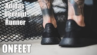 Adidas Deerupt Runner "Black" Onfeet Review | sneakers.by