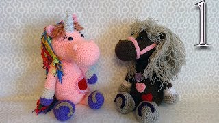Единорог (часть 1). Вязание крючком детской игрушки, подарка