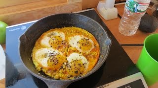 Cooking Sunny-side Up Eggs on an Induction Cooktop: Carla's Kitchen #cb99videos #eggs #induction