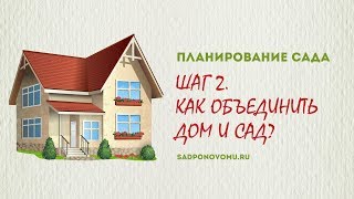 Планирование сада. Шаг 2. Как объединить дом и сад? Сад по-новому. Ландшафтный дизайн сада