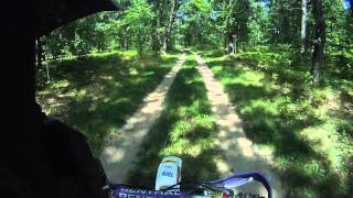 GoPro 1995 Yamaha RT100 2 Stroke Dirt Bike Helmet Cam Trail Riding 720P HD