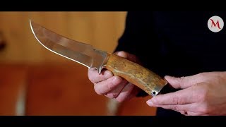 Нож из инструментальной стали К340