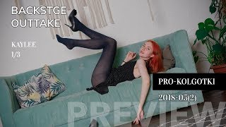 Pantyhose Backstage Outtake - KAYLEE 2018-05(2) 1 of 3