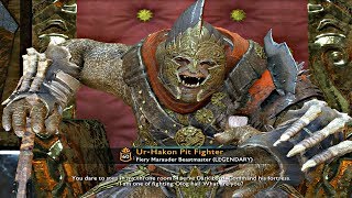 Shadow of War - HIGH Level Online Fortress Siege & LEGENDARY Max Level Golden Armor Overlord Boss