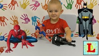 Распаковка Человек-паук и  Бэтмен.Spider-man and BATMAN unboxing. Игрушки для мальчиков