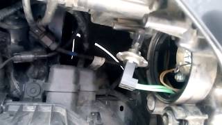 Замена лампы передних габаритов хендай ix35 \ HYUNDAI IX35