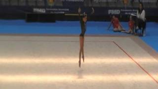 Alba Sarrias alevin AGR Catalunya manos libres Campeonato de España Valladolid 2011
