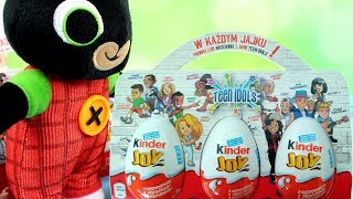 Teen Idols Kinder Joy - Króliczek Bing & Kinder Niespodzianka - bajka po polsku