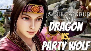 BATTLE OF THE ZONERS! Soulcalibur VI - Dragon (Ivy) vs. Party Wolf (Seong Mi-na)