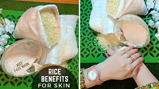 Rice: Benefits & Face Mask For Uneven Skin Tone (Rice Flour For Skin Whitening)