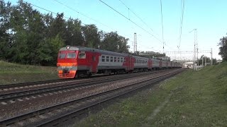 Электропоезд ЭР2Т-7129 перегон Одинцово - Кунцево-1