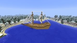 Как построить красивый корабль в minecraft ?