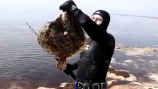Крым, Камбала на ЧЁРНОМ МОРЕ!