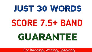 IELTS Vocabulary | 8 Band vocabulary | vocabulary for writing, reading, speaking |