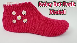 Çeyizlik Çok Kolay Bot Patik Yapımı │Elişi Dantel Örgü Oya İşleri │Adım Adım Yapılışı
