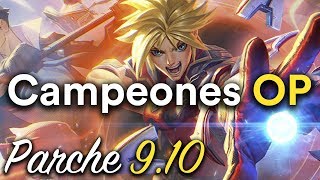 Mejores Picks en Cada Linea - Campeones OP en cada Rol: Parche 9.10 (League of Legends)