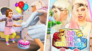 4 BIRTHDAYS IN 1 DAY!?? // THE SIMS 4 | 100 BABY CHALLENGE #8
