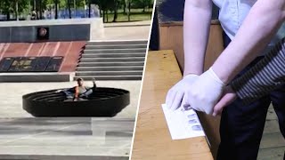 В Приморье завели уголовное дело на мужчину, лежавшего в чаше Вечного огня