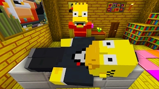 Bart Simpson Kills Homer Simpson | The Simpsons | Minecraft Xbox [27]