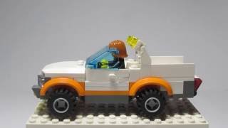 Обзор LEGO-самоделки: Сафари-джип///LEGO 4-wide MOC Safari-jeep review!