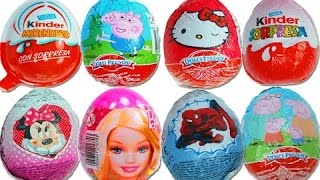 Kinder surprise eggs peppa pig play doh kinder surprise eggs purple monkey rescue