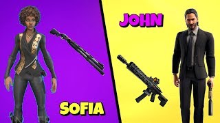 NEW FEMALE JOHN WICK SKIN in Fortnite