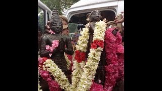 TANJORE BRAHADEESWARAR TEMPLE RAJARAJACHOZHAN STATUE ARRIVAL DOLHIN RAMANATHAN COLLECTION