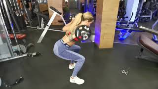 Good morning squat (with barbell /con bilanciere)