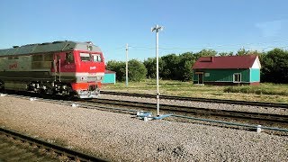Тамбов - Мичуринск-Уральский - Токарёвка из окна поезда