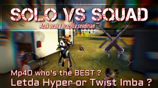 FREE FIRE INDONESIA - MP40 SIAPA YANG TERBAIK ? TWIST IMBA (GW) OR LETDA HYPER ?