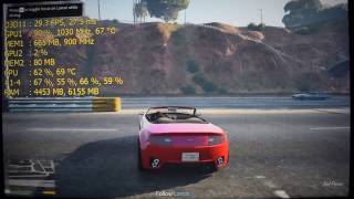 GTA V/5 - R5 M430 2GB - i7 6500U - 8GB - Performance Test