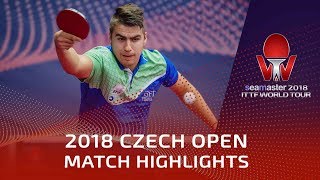 Yuki Matsuyama vs Darko Jorgic | 2018 Czech Open Highlights (U21-1/2)