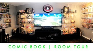 Awesome Comic Book Room & Man Cave.  Ep 146
