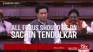 Master Blaster Stumped In Rajya Sabha