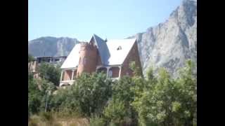 Большая Ялта. Пгт Парковое. Дорога на пляж пансионата Криворожский горняк. Парковое шоссе. 2014 год