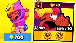 700 TAŞ SANDY VE YENİ 2 YILDIZ GÜCÜ ÇIKTI ! Brawl Stars